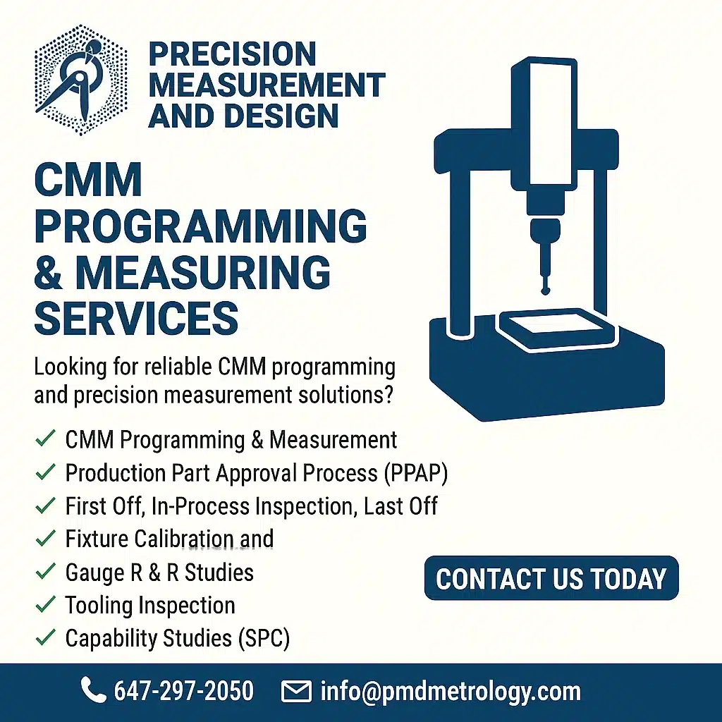 CMM Programming and Measuring Services